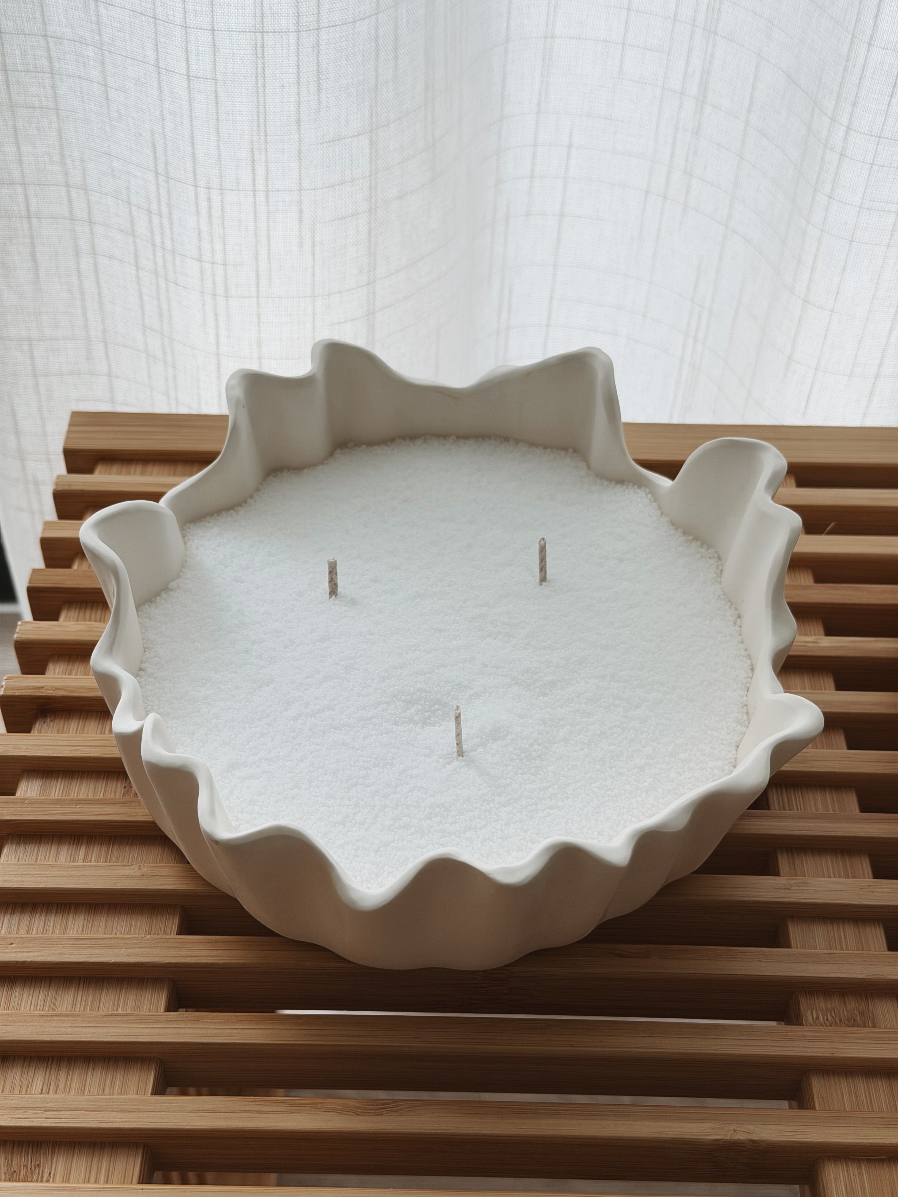 Wave Candle - The Pearl Candle Line
