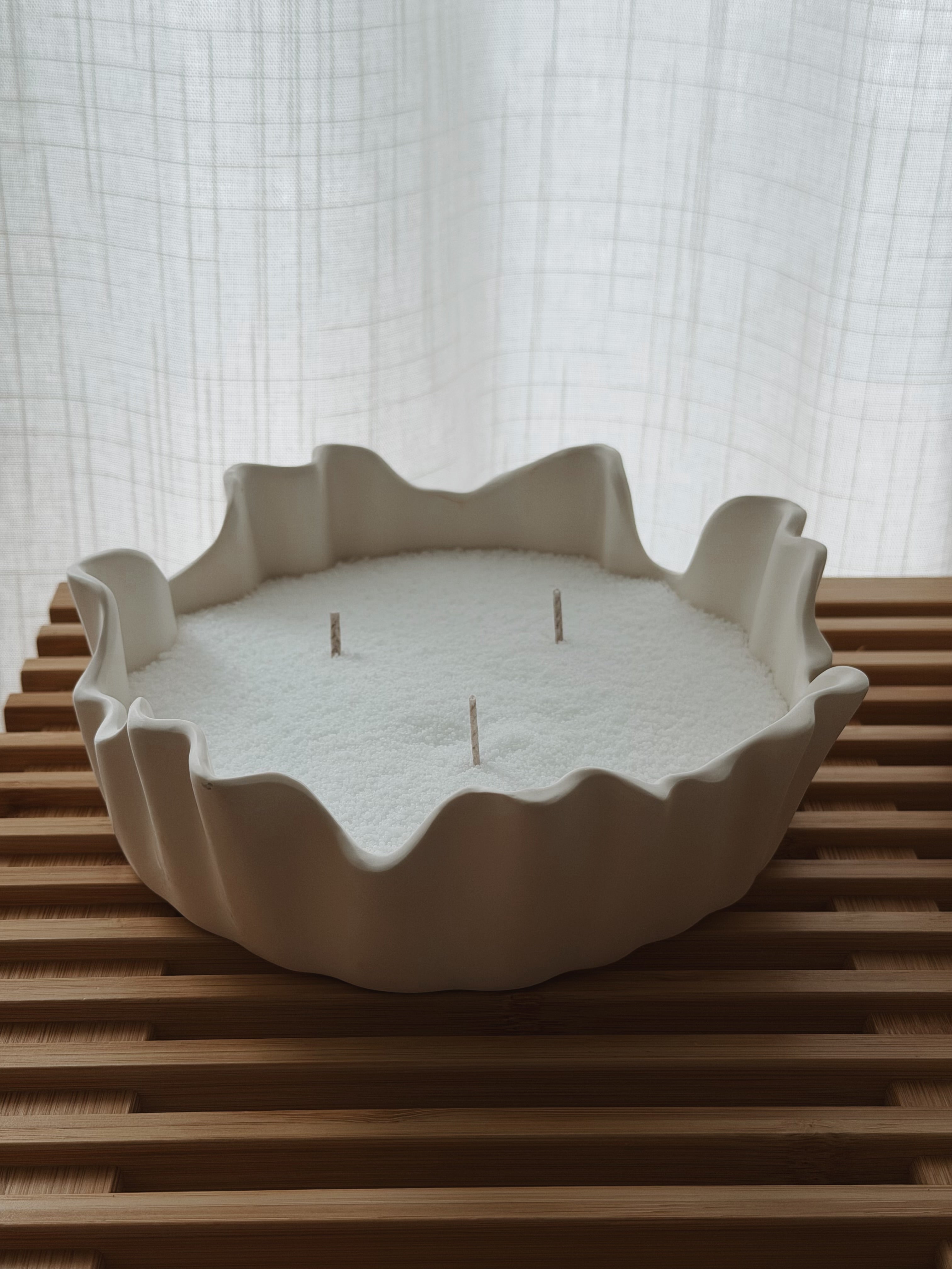 Wave Candle - The Pearl Candle Line