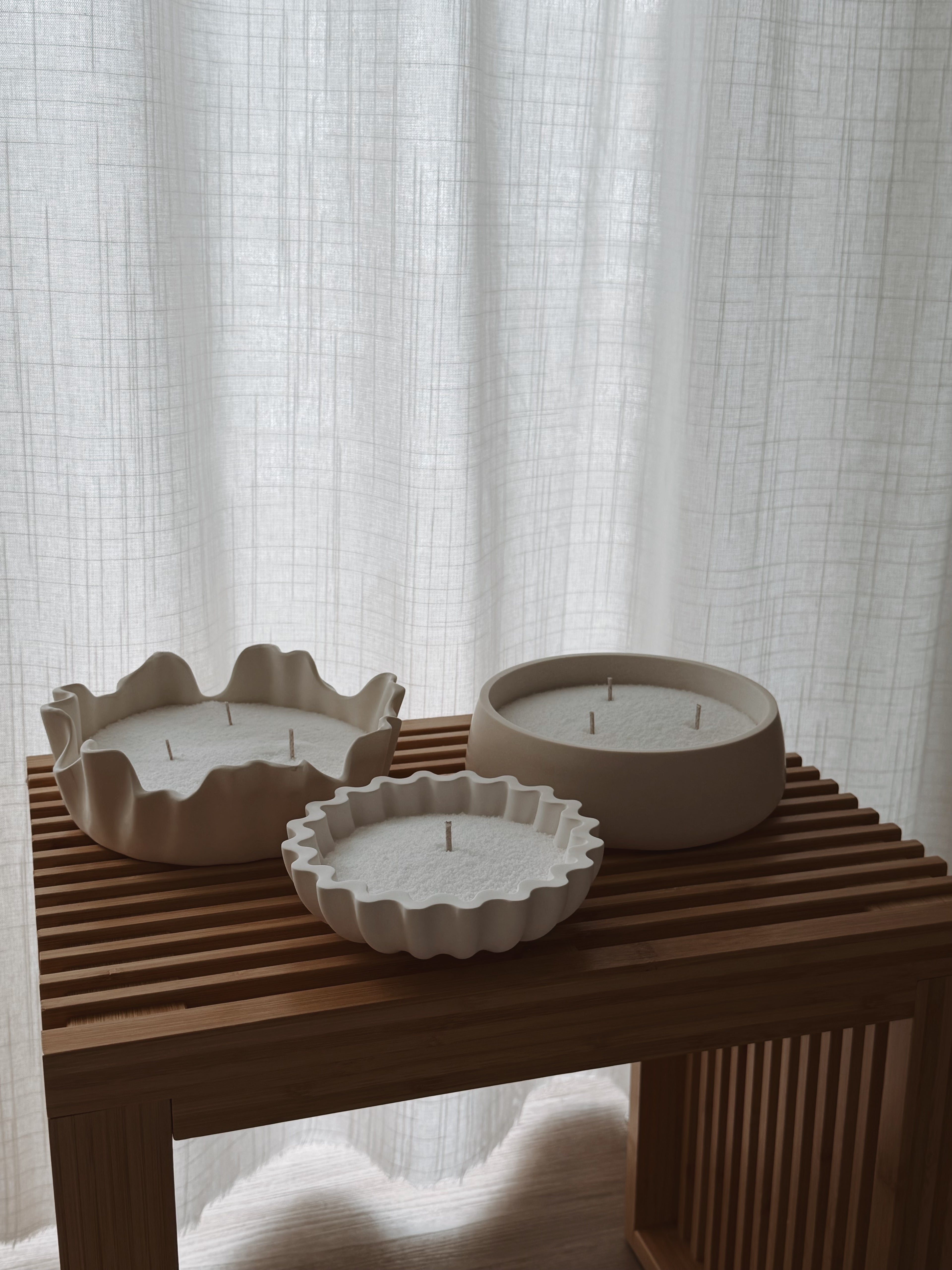 Wave Candle - The Pearl Candle Line