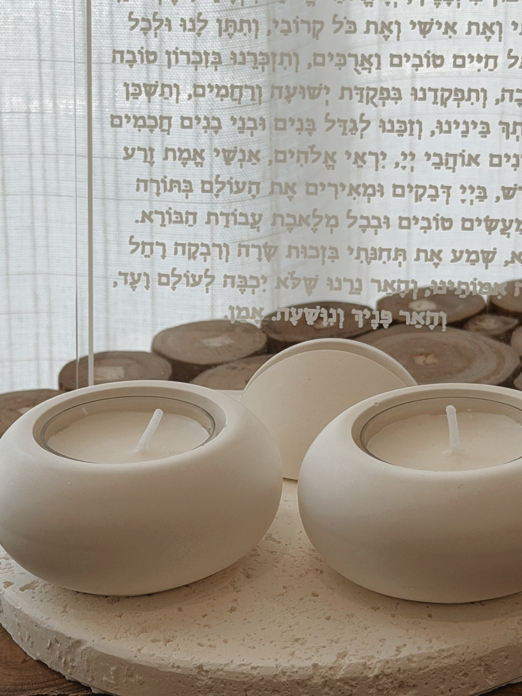 Shabbat Candle set - Nori Design