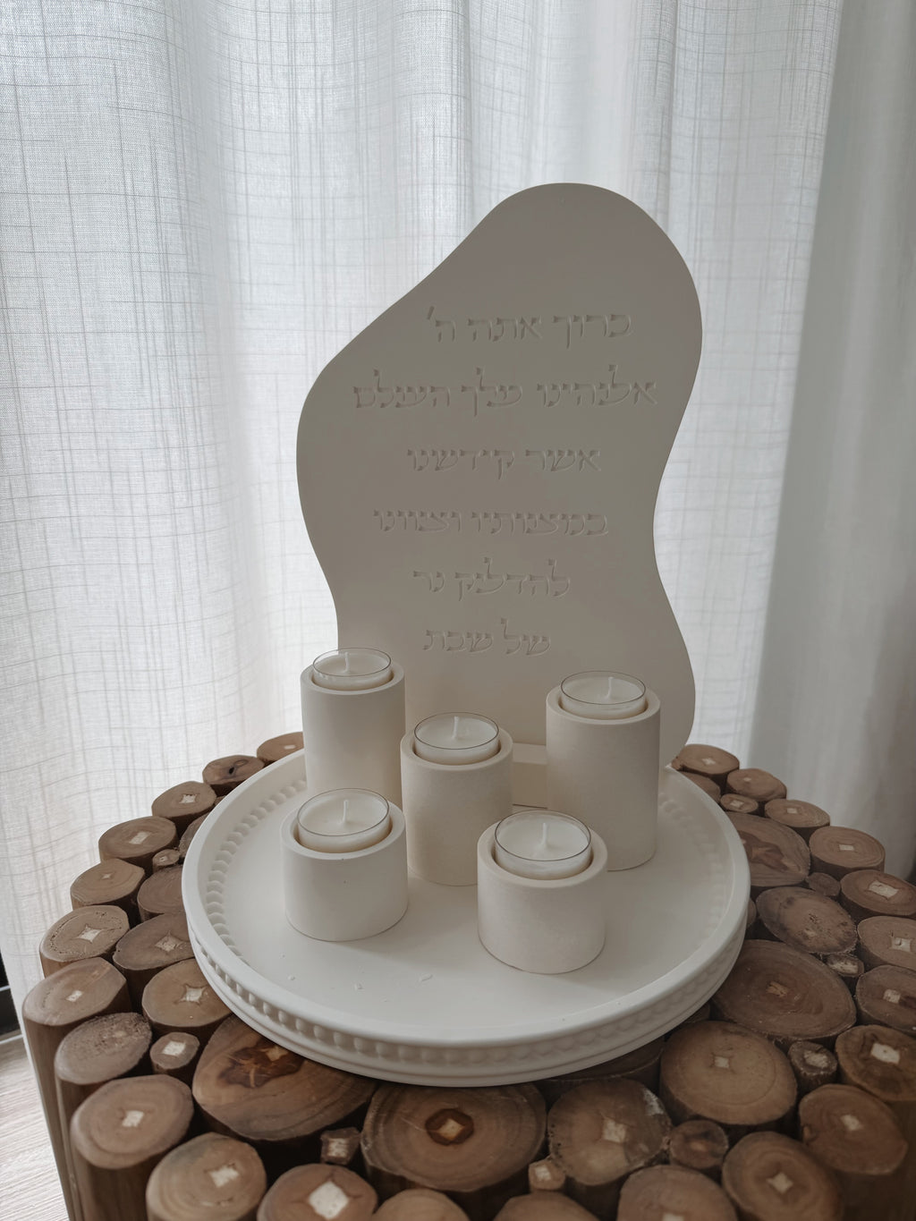 Shabbat Candle Set – Hadar Design Full Set